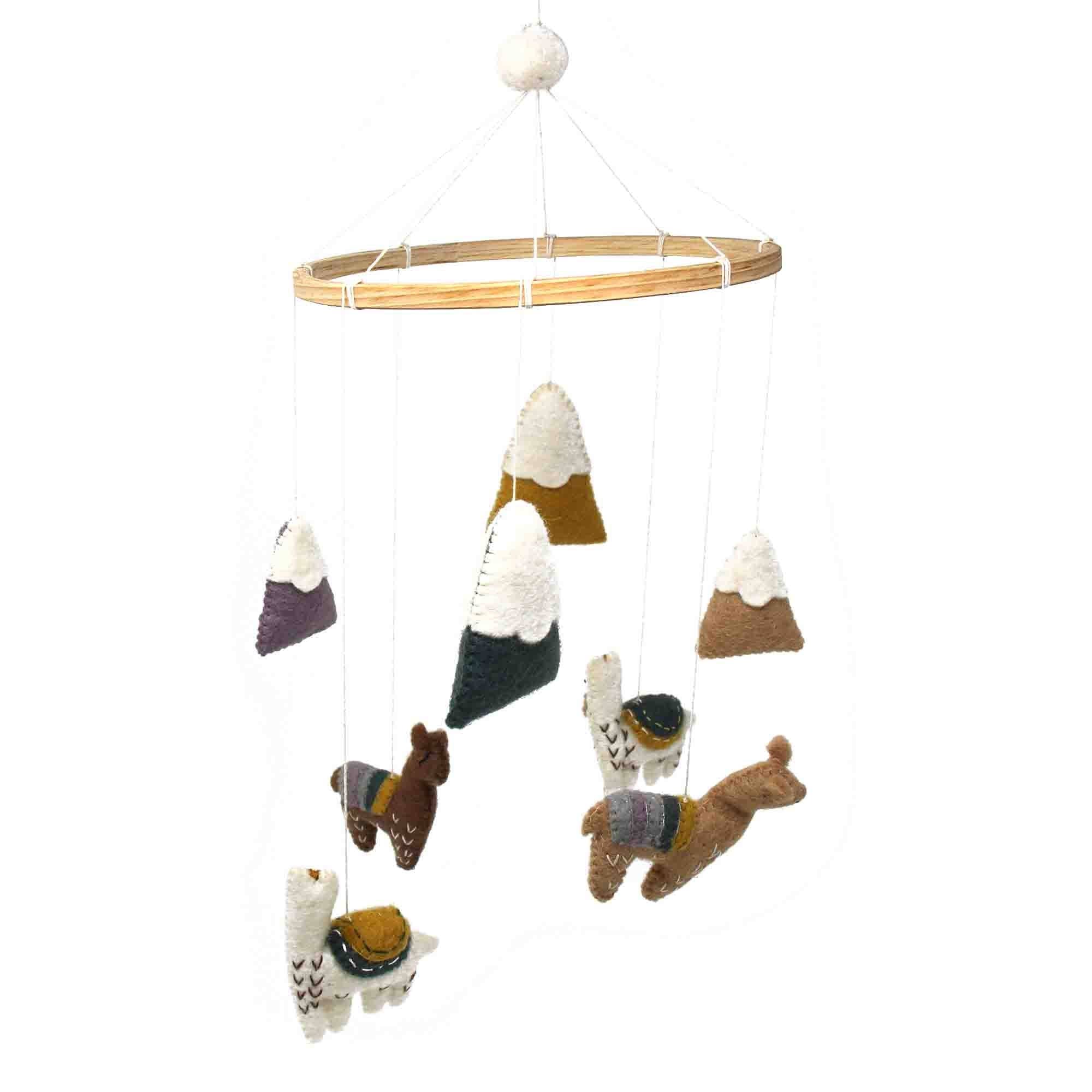 Global Crafts - Vendita all'ingrosso Giostrina culla - Carillon per culla con lama in feltro6