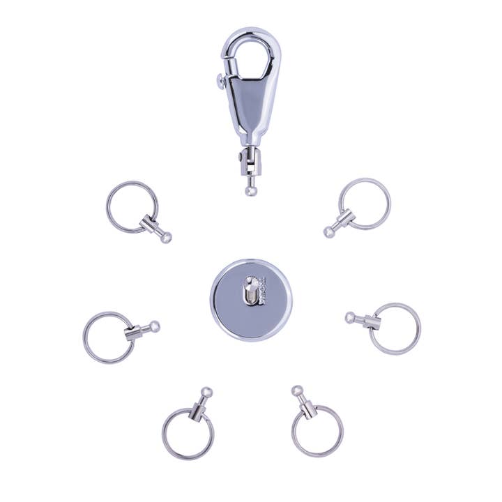 REMOVED BRAND - Venta al por mayor Llavero - Unisex - Organizador de llaves y mosquetón PATENT | fácilmente ampliable21