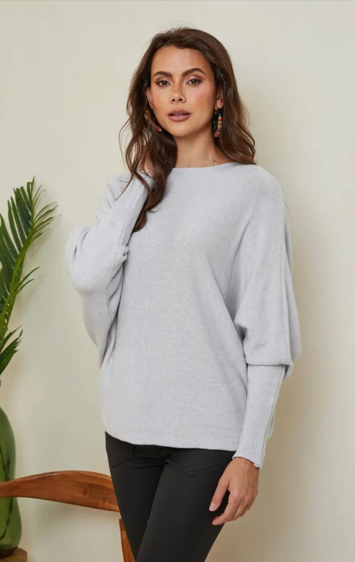 LÉA & LUC - Vendita all'ingrosso Maglione tricot - Donna - Maglione con maniche a pipistrello REF. 009939