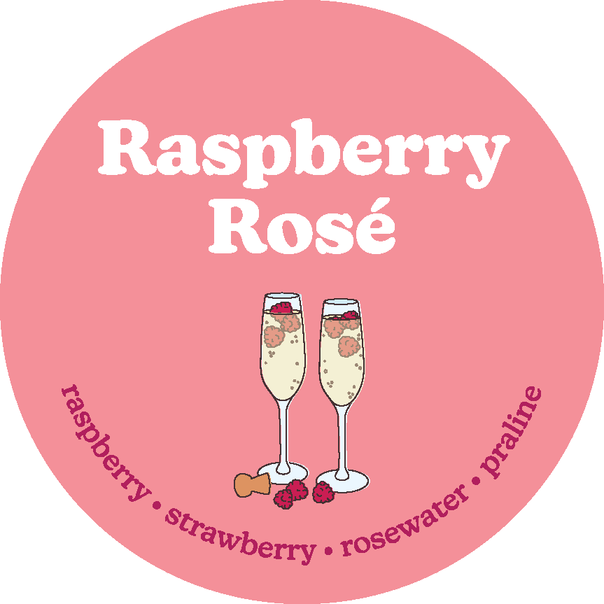 Happy Wax - Wholesale Wax Melt - Raspberry Rosé Wax Melts (4 oz)0