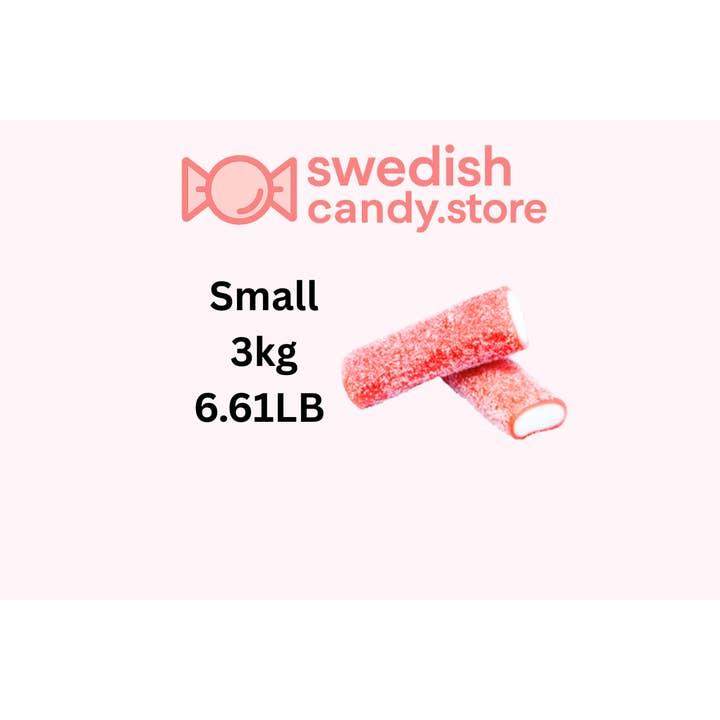 Vidal XL Sur Jordbær 3kg/6.61lb for engroshandel hos Swedish Candy.Store - Swedish Candy