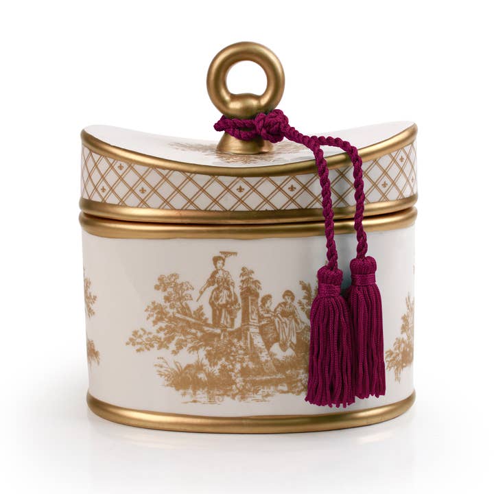 Seda France Candles - Vente Bougie en bocal - Citron du Sud Bougie à deux mèches