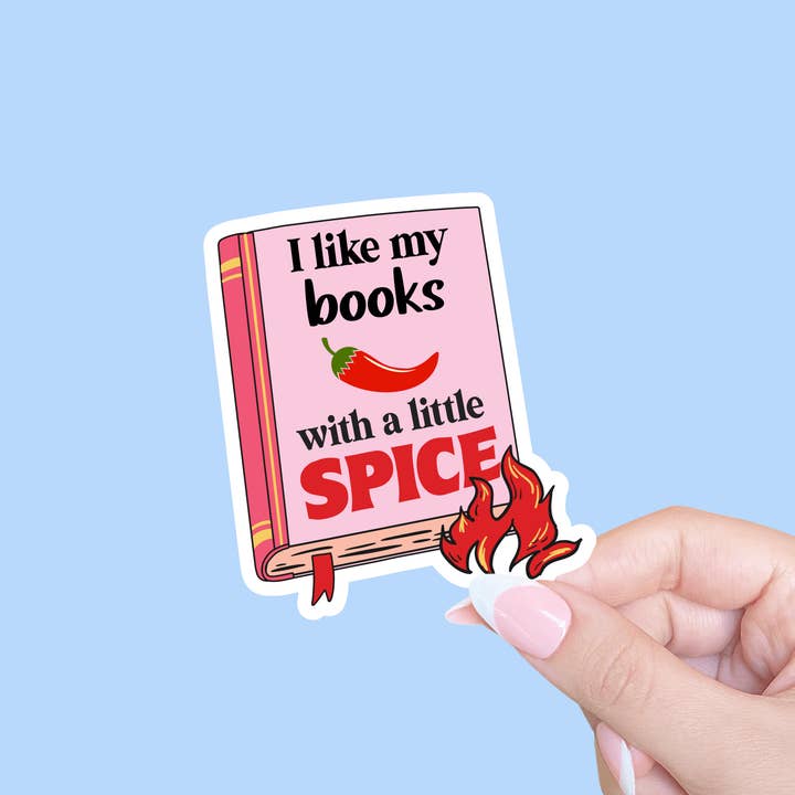 Kindle sticker, Spicy books sticker, Smut sticker, Romance for wholesale by Radical Buttons