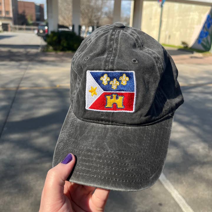 COLETTE BERNARD - Wholesale Baseball Cap - Unisex - Acadiana Flag Embroidered Hat