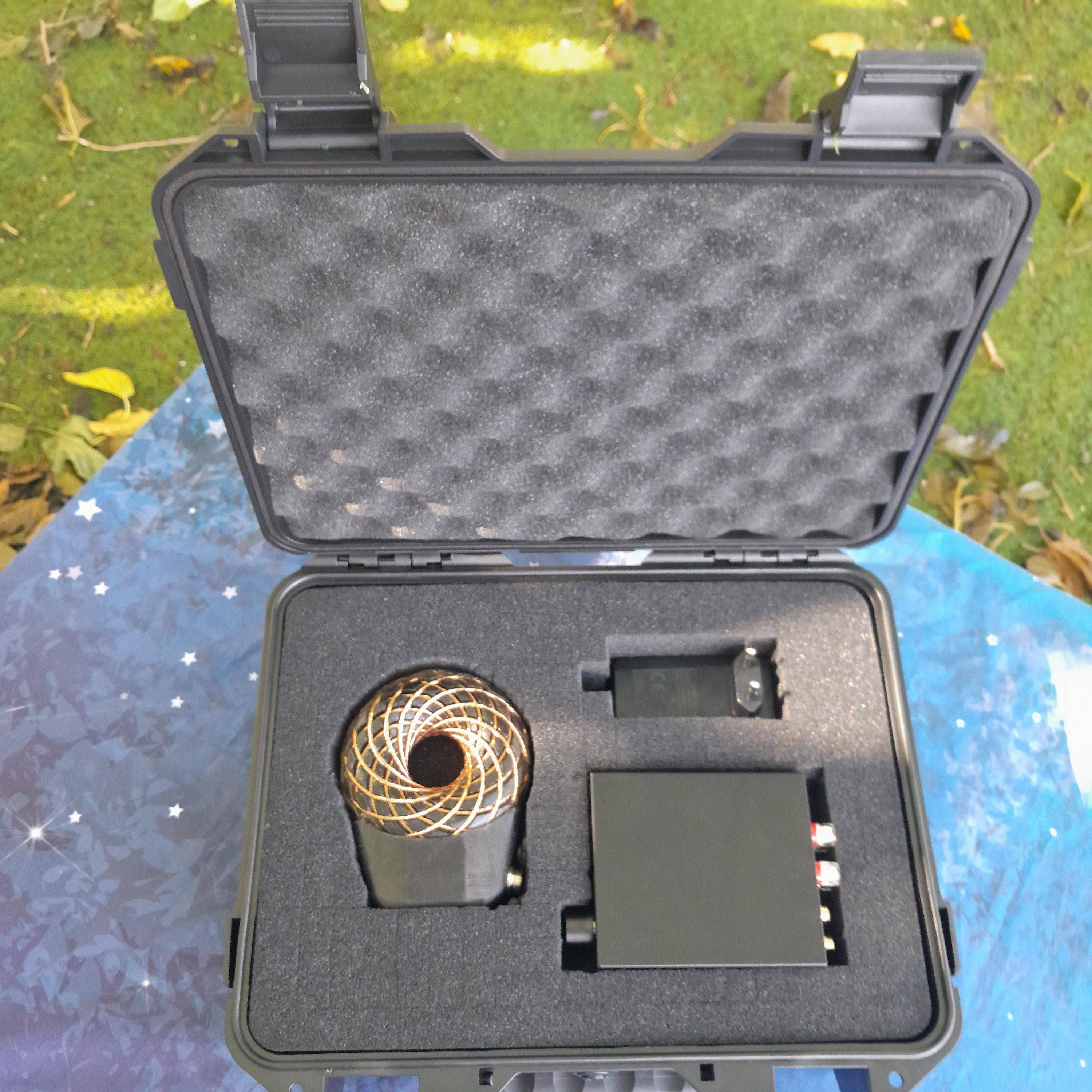 Mundo Orgon - Wholesale Meditation Supplies - Rodin Torus Coil 100mm | Portable Scalar Wave PEMF Device with Shungite, Case, and 60W Amplifier8