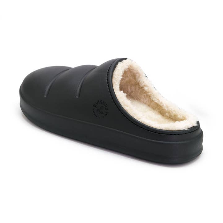 Avispas - Wholesale Clogs - Women's - Vegan Winter Bio Mule Clog. Simson Black2