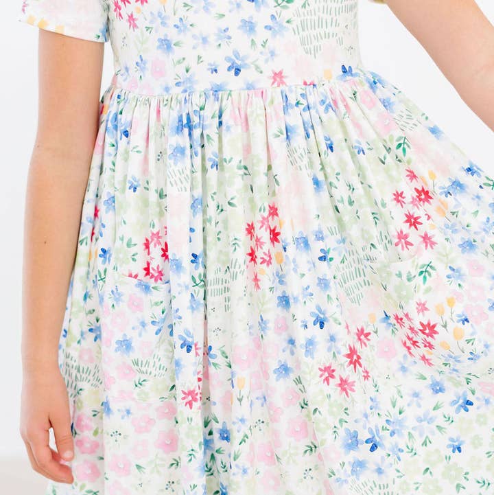 Sunshine Meadows S/S Pocket Twirl Dress for wholesale by Mila & Rose