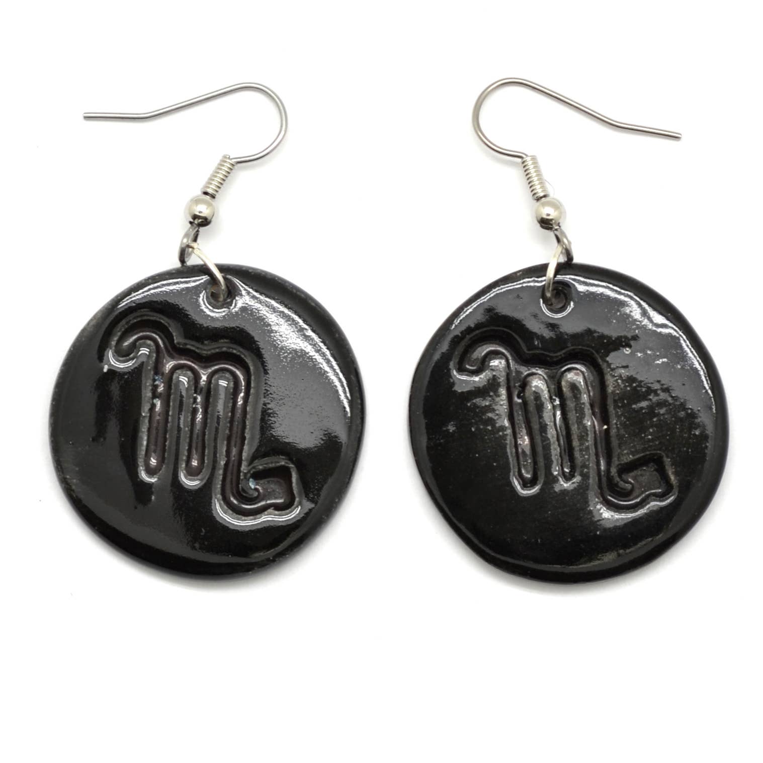 Dunitz & Company - Wholesale Dangle Earrings - Zodiac Ceramic Disc Earrings11