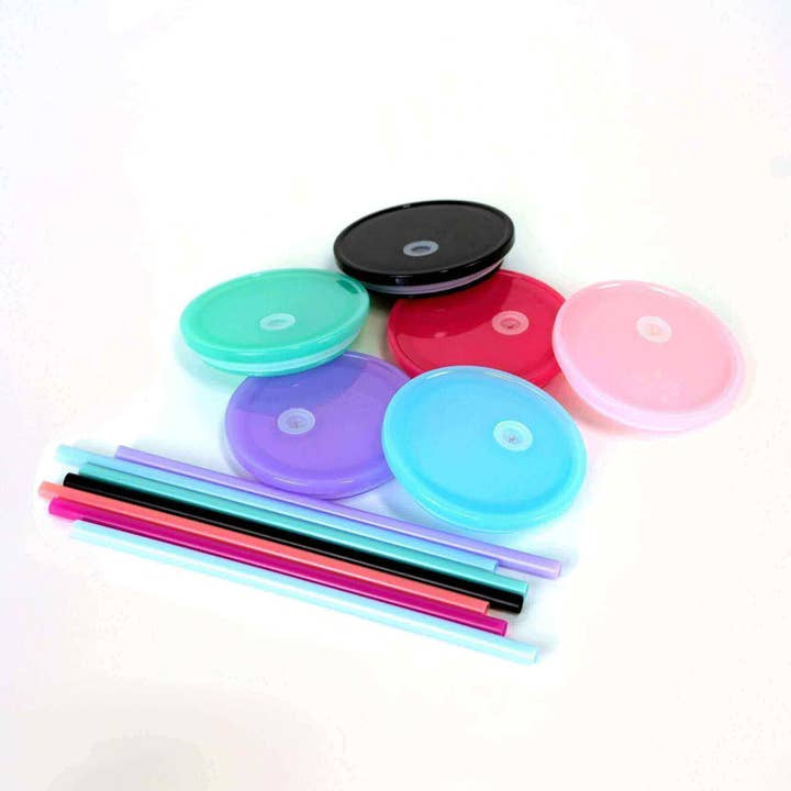 Sip-Sip Hooray! - Wholesale Drinking glass/cup – Kids & Baby - Pink Seahorses & Sea Flowers 20oz Kids Tumbler with Handle, Lid & Straw2