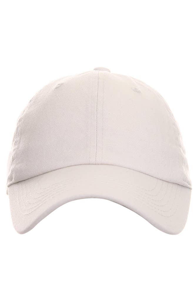 Hana - Wholesale Honkbalpet - Dames - C.C effen katoenen klassieke baseballpet13