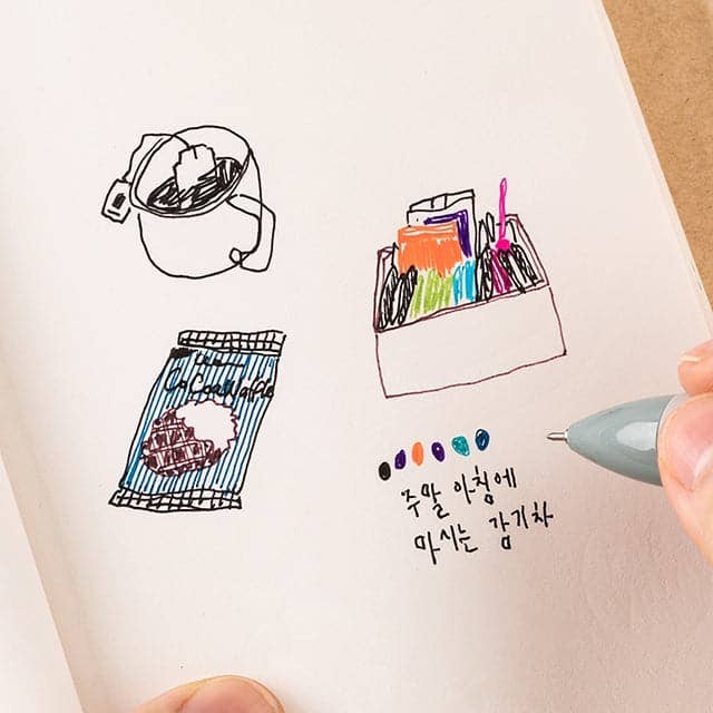 Livework LIFE & PIECES 4 Color Gel Pen - REFILL for wholesale by Notable Designs (UK)