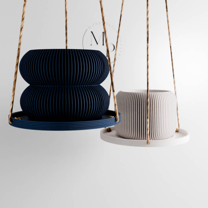 Modernized Pottery - Wholesale Hanging Planter - Hanging Plant Pot Tray | PUDDLE