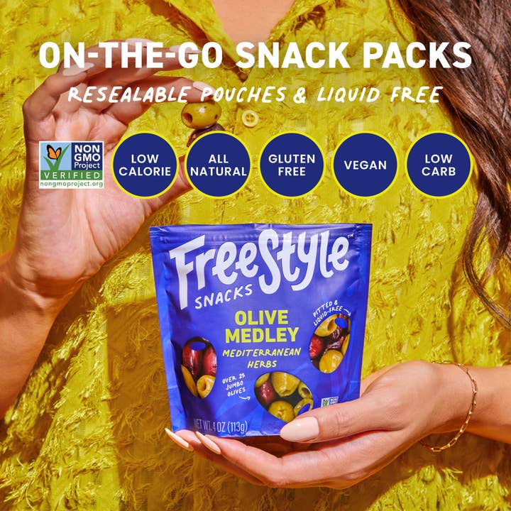 Freestyle Snacks - Wholesale Olives - Mediterranean Herb Olive Medley (6 Pack)4