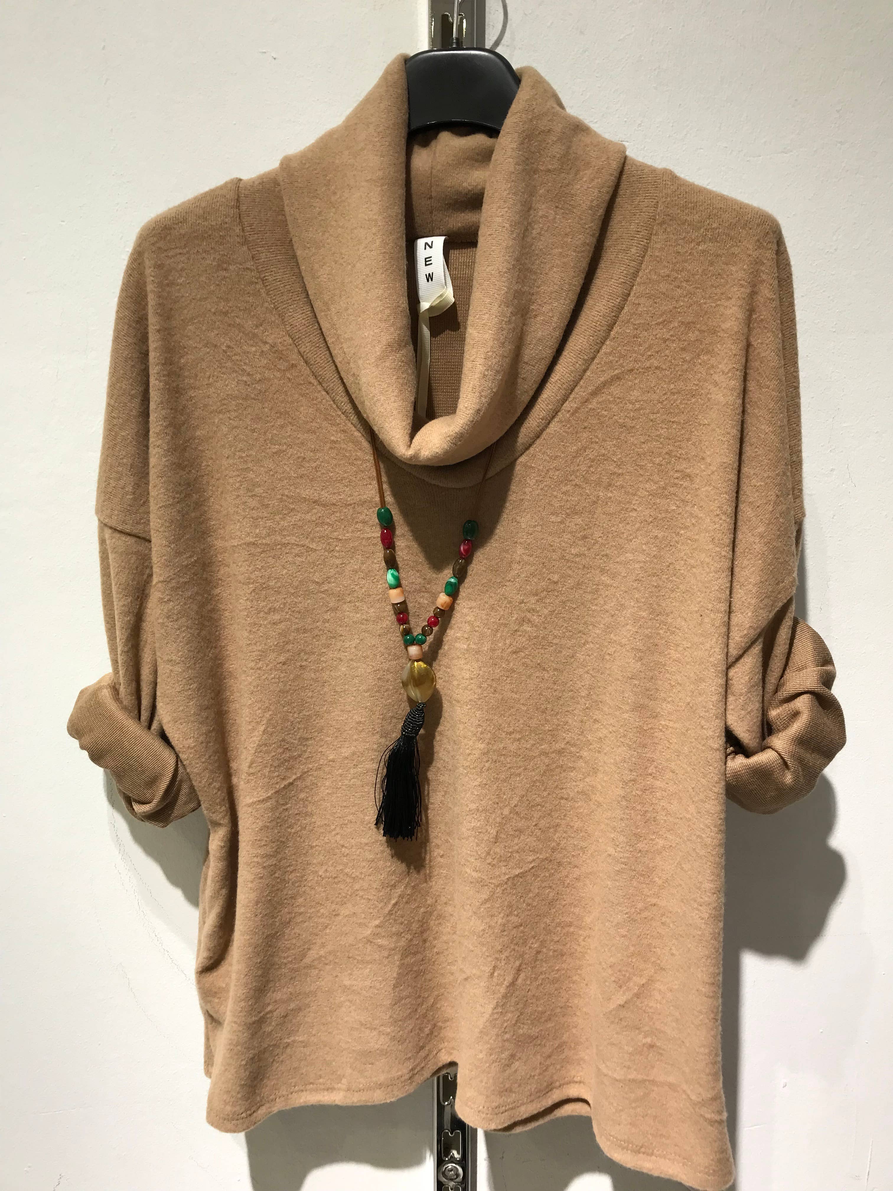 Only Yuan - Wholesale Gebreide top - Dames - ref 13668 trui met hoge hals15