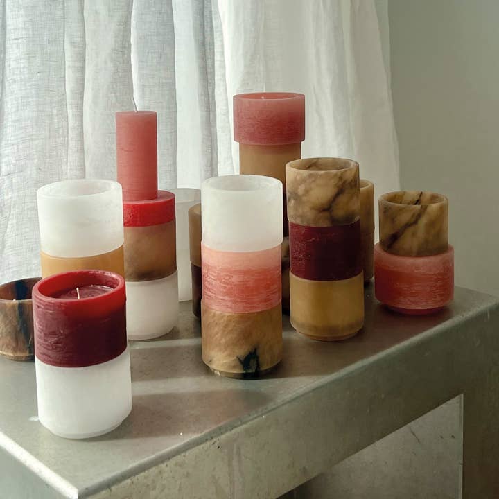 Stan Editions - Wholesale Pillar Candle - Alabaster Module2