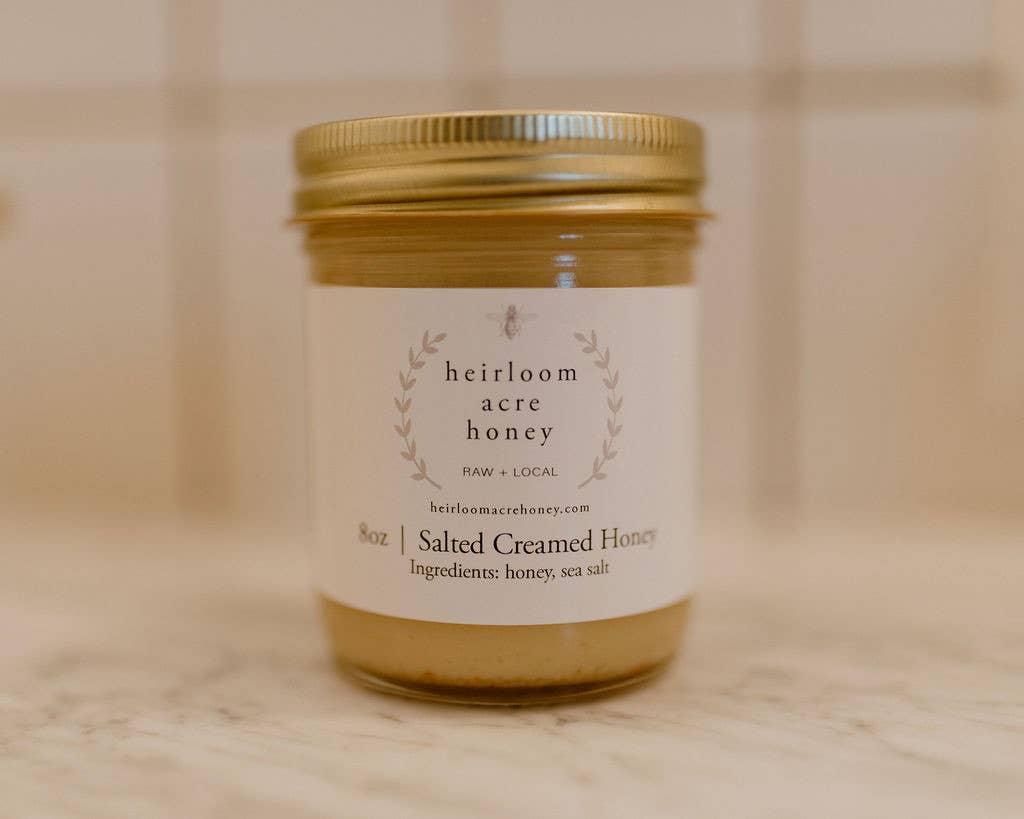 Heirloom Acre Honey - Wholesale Honey - Creamed Spreadable Honey 8oz 1