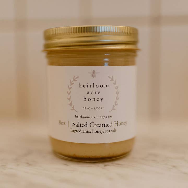 Heirloom Acre Honey - Wholesale Honey - Creamed Spreadable Honey 8oz 1
