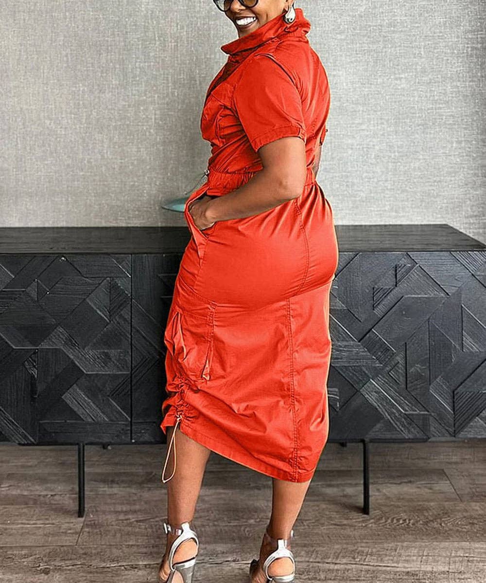 Aria Romance - Wholesale Dress - Women's - Utility Pocket Shirtdress20