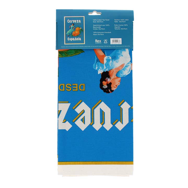 Rex B2B - Europe - Wholesale Tea Towel - Cotton tea towel - Cerveza Española2