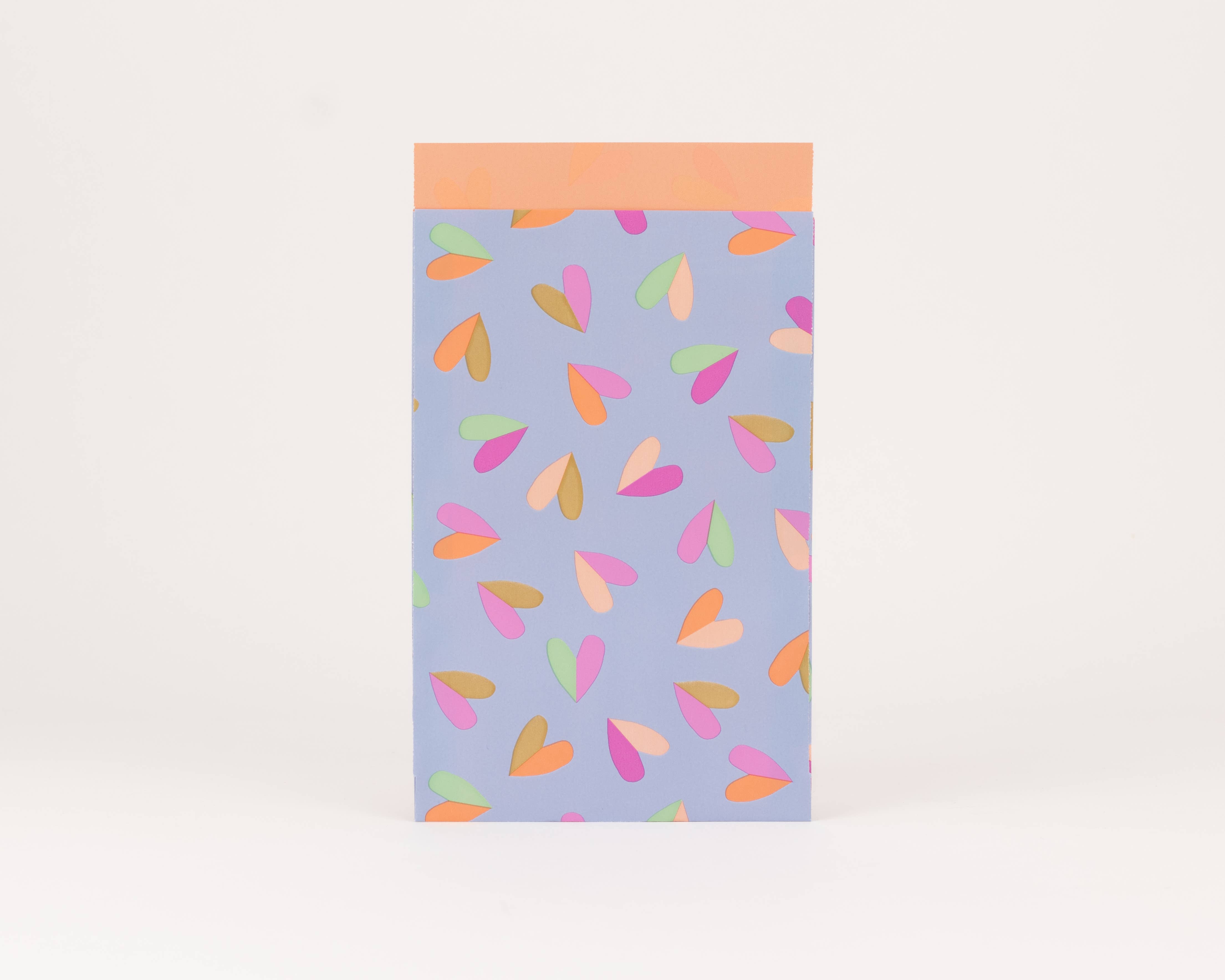 liebevoll verpackt – wholesale Presentpåse – Papperspåsar Hjärtfladder5