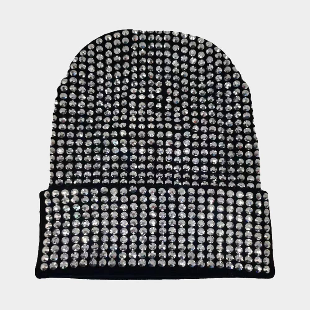 Sensibling Corp. - Venta al por mayor Gorro de lana - Mujer - Gorro de punto liso con tachuelas10
