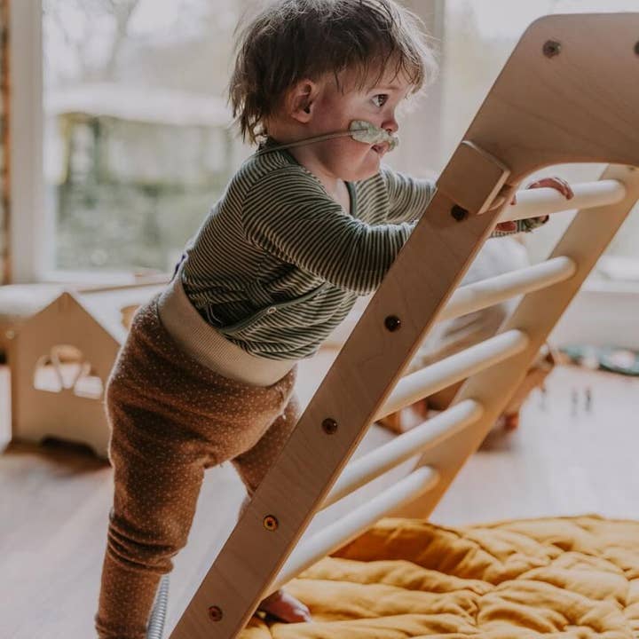 Kletterling - Venta al por mayor Juguete de madera - Niños - Koala - triángulo de escalada original (70 cm) según Pikler, plegable4