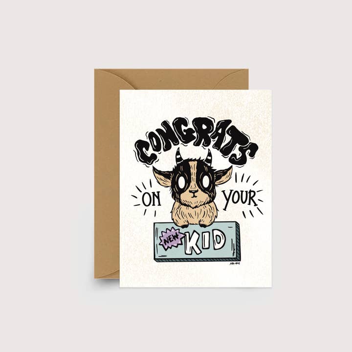 Congrats New Kid Card and other Purchase Wholesale new kid. Free Returns & Net 60 Terms on Faire trending on Faire.