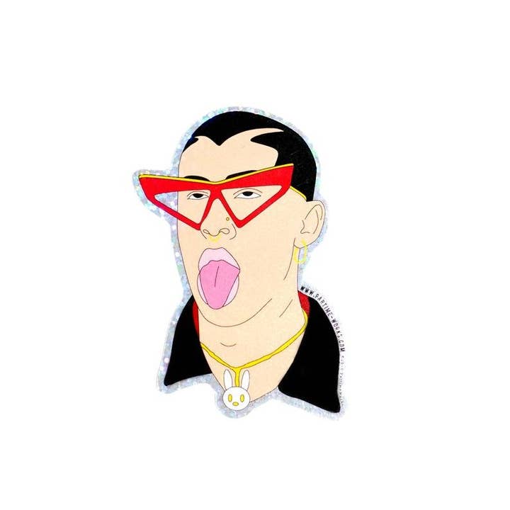 PARTIMEWORKS – Adesivo por atacado – Autocolante Conejo Malo OG 3"1