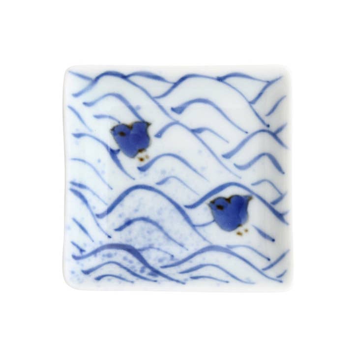 【Souta Kiln/Arita Ware】Mamezara / Square / Chidori for wholesale by REALJAPANPROJECT