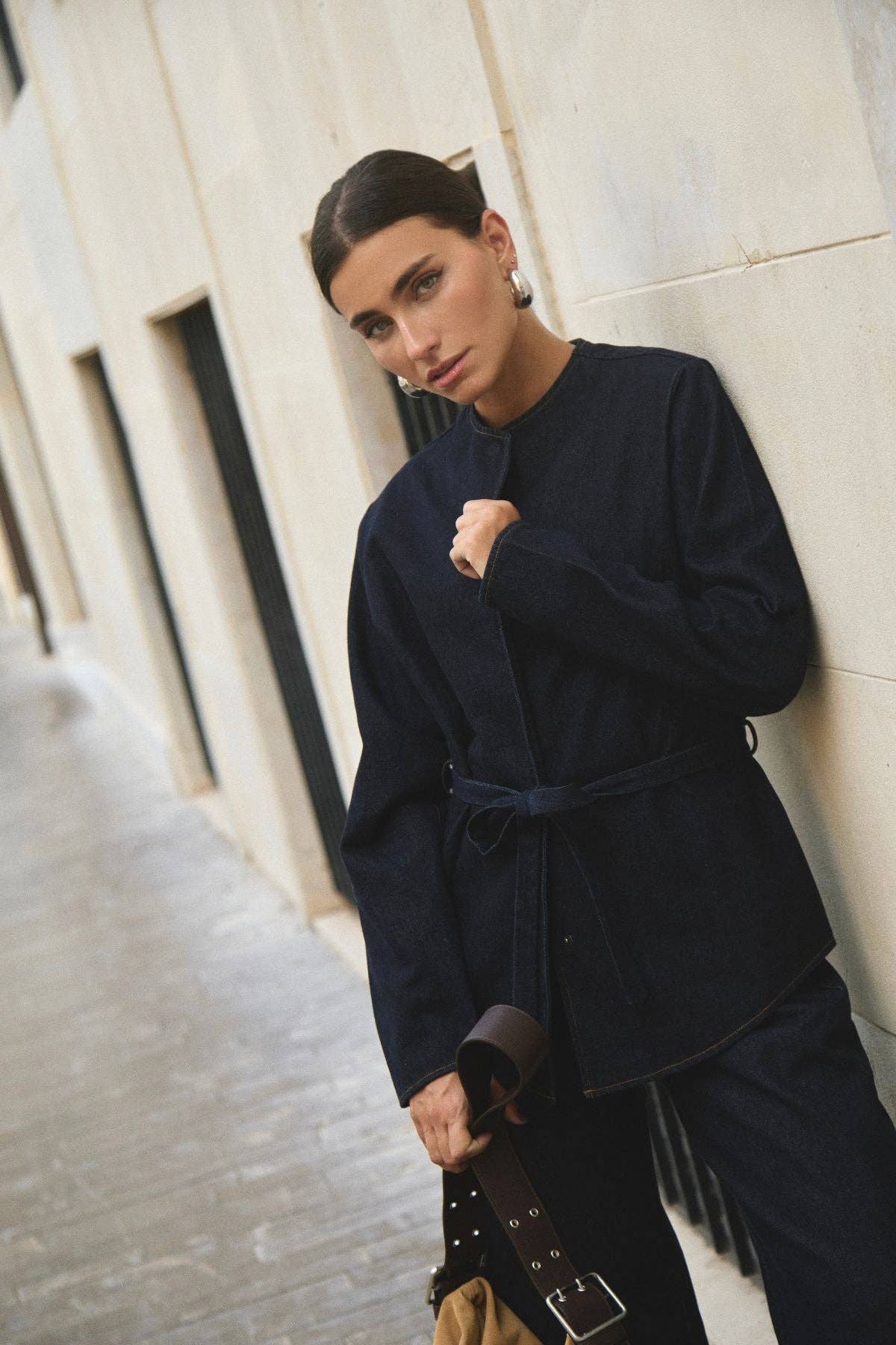 MEYME - Wholesale Denim Jacket - Women's - Denim Overshirt Kori4