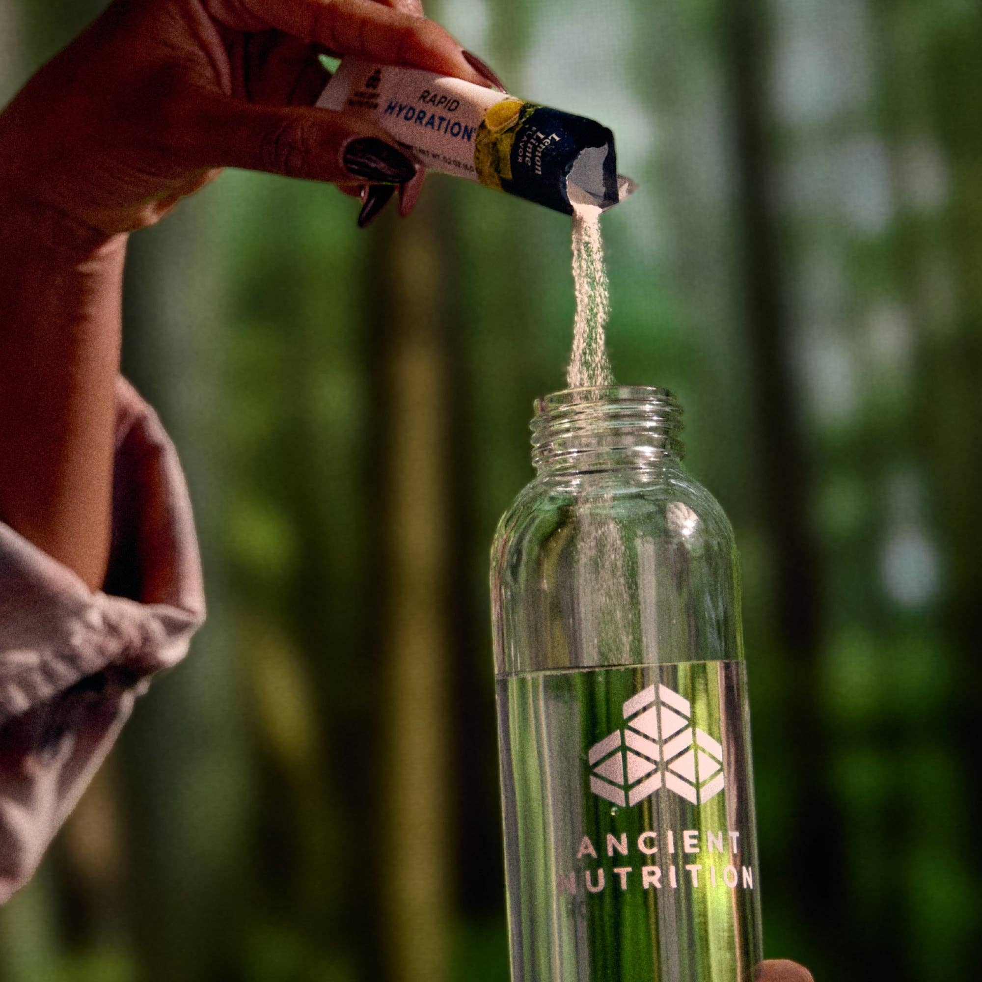 Ancient Nutrition - Wholesale Powdered Health Drink - Rapid Hydration | Powder Lemon Lime Flavor (15 Servings)2