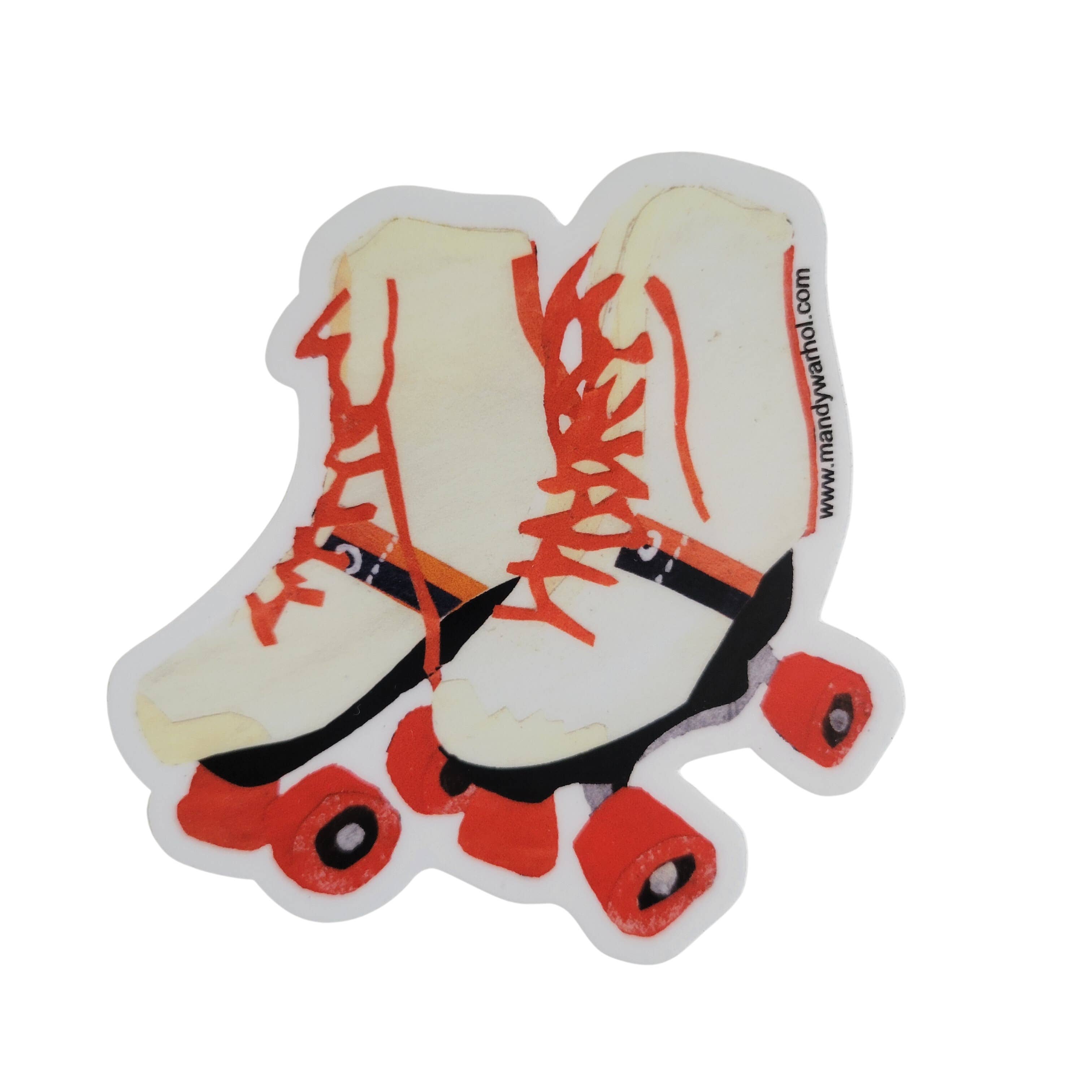 Mandy Warhol Fine Art - Wholesale Sticker - Roller Skates Vinyl Sticker