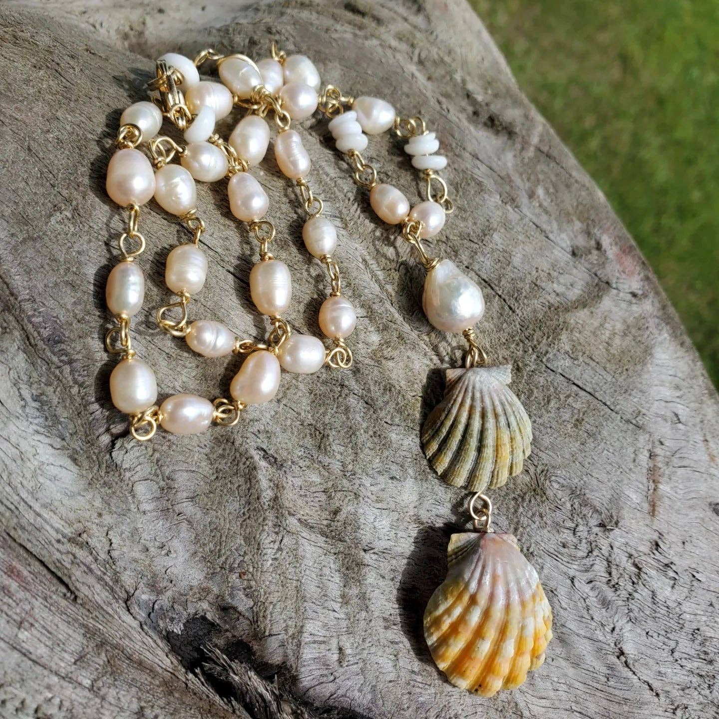 Sassy Wahine Designs - Wholesale Pendant/Charm Necklace - Sunrise & Fresh Water Pearls4