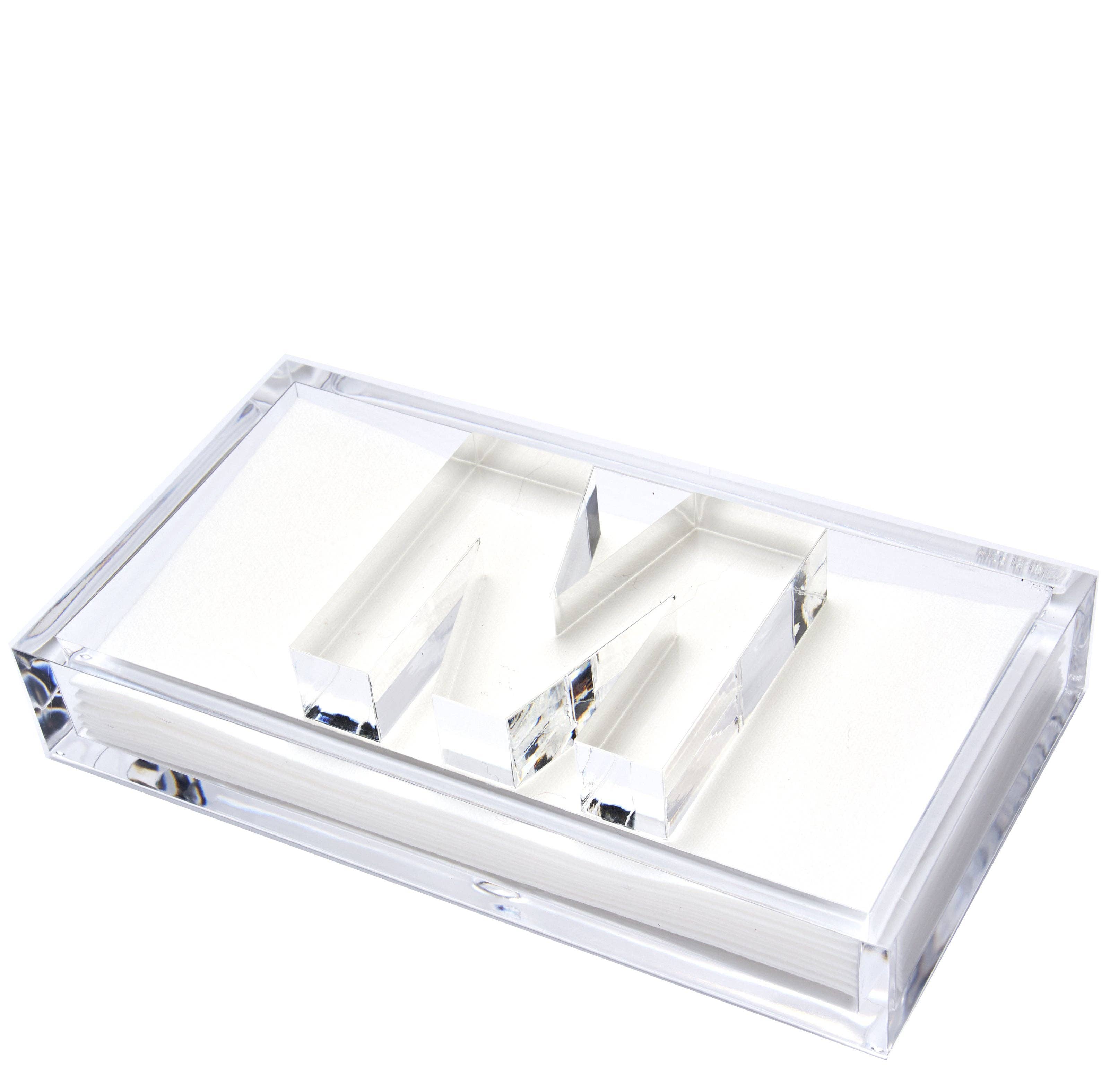 Tara Wilson Designs - Wholesale Napkin Holder - INITIAL GUEST TOWEL HOLDER12