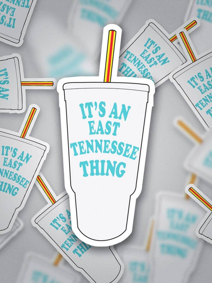 Adesivo East Tennessee - Johnson City, Kingsport, Bristol por atacado de Create Happy