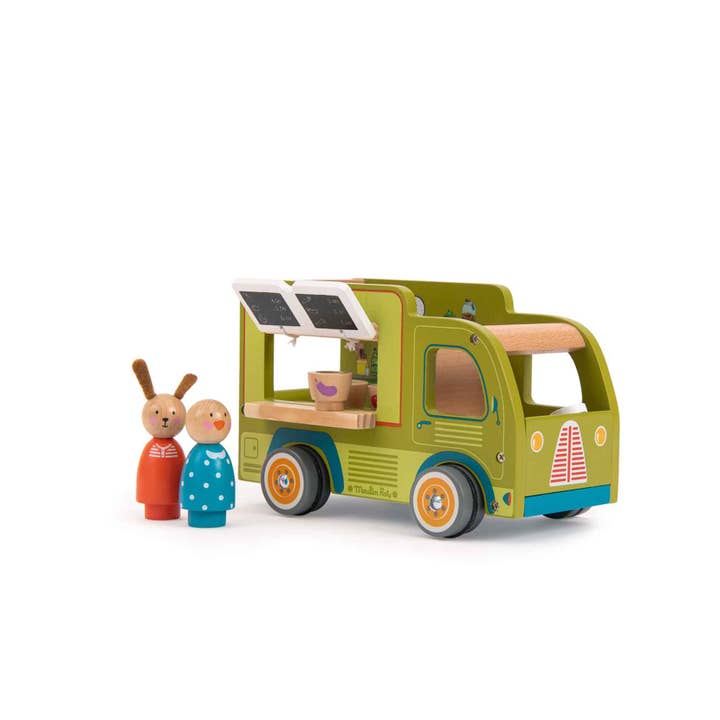Speedy Monkey - Wholesale Toy Car/Truck - Kids - Food truck - The Big Family - Moulin Roty4