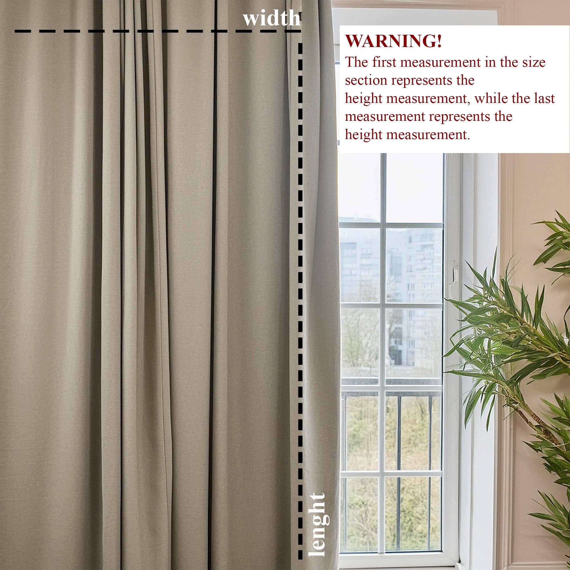 FLASHRUG LLC – wholesale Curtain – Blackout Beige Curtain4
