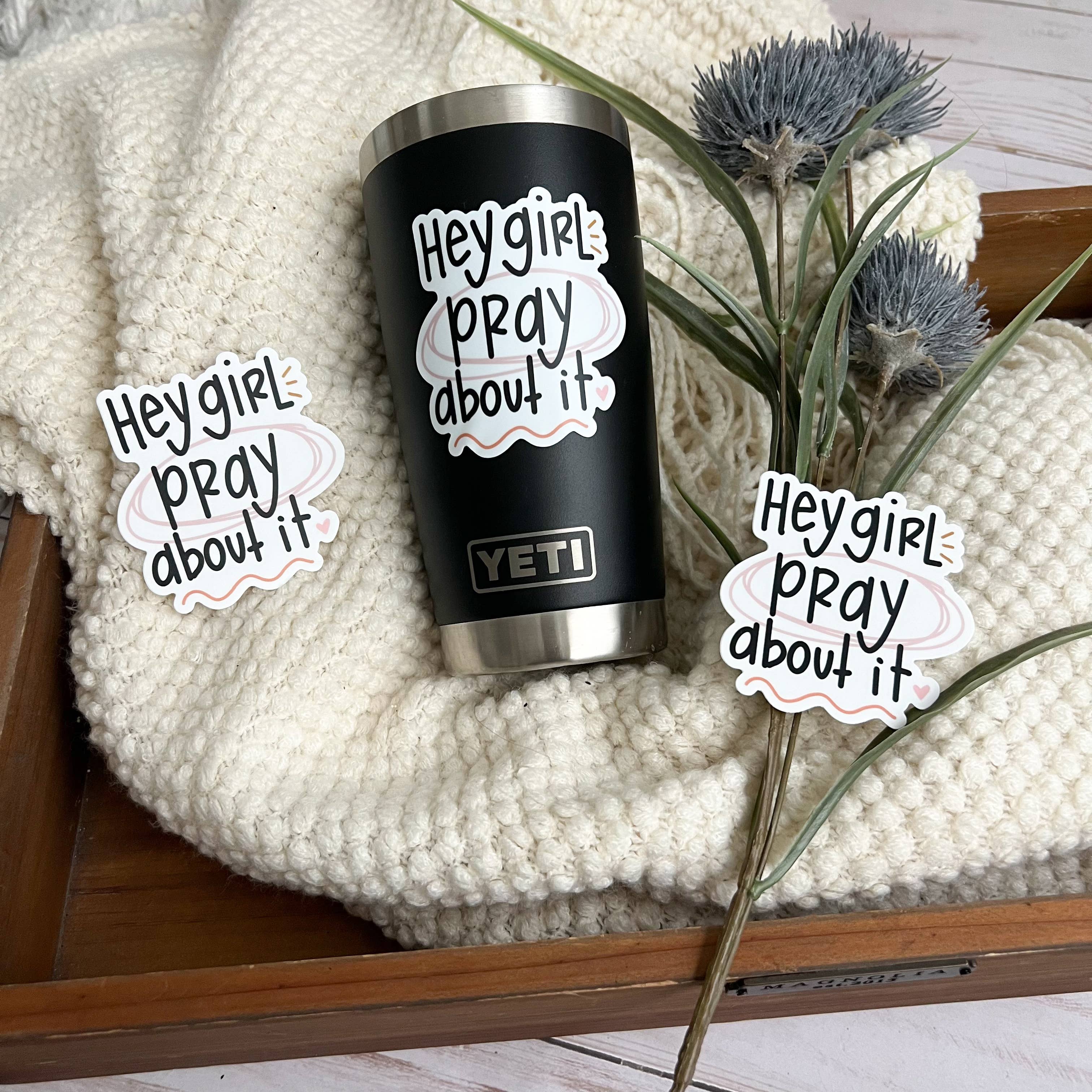 swaygirls - Wholesale Sticker - Girl Pray About It Sticker | Christian stickers | Gifts3