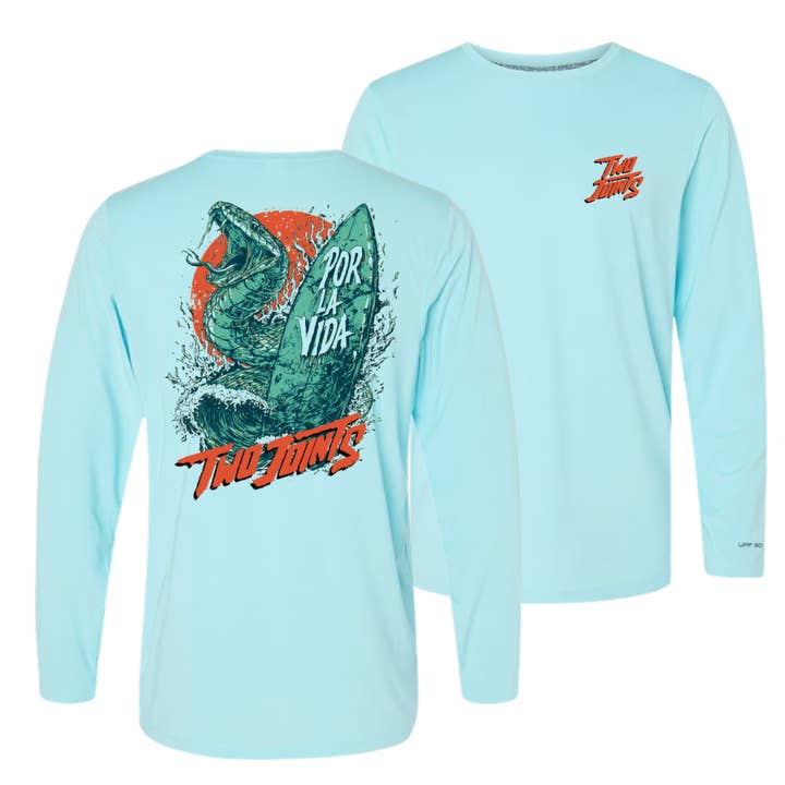 Por La Vida SPF Shirt for wholesale by Two Joints Surf Co.