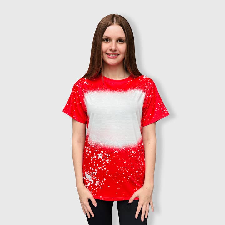 ILTEX Apparel - Wholesale T-Shirt - Women's - FAUX Bleached Tees - Adult10