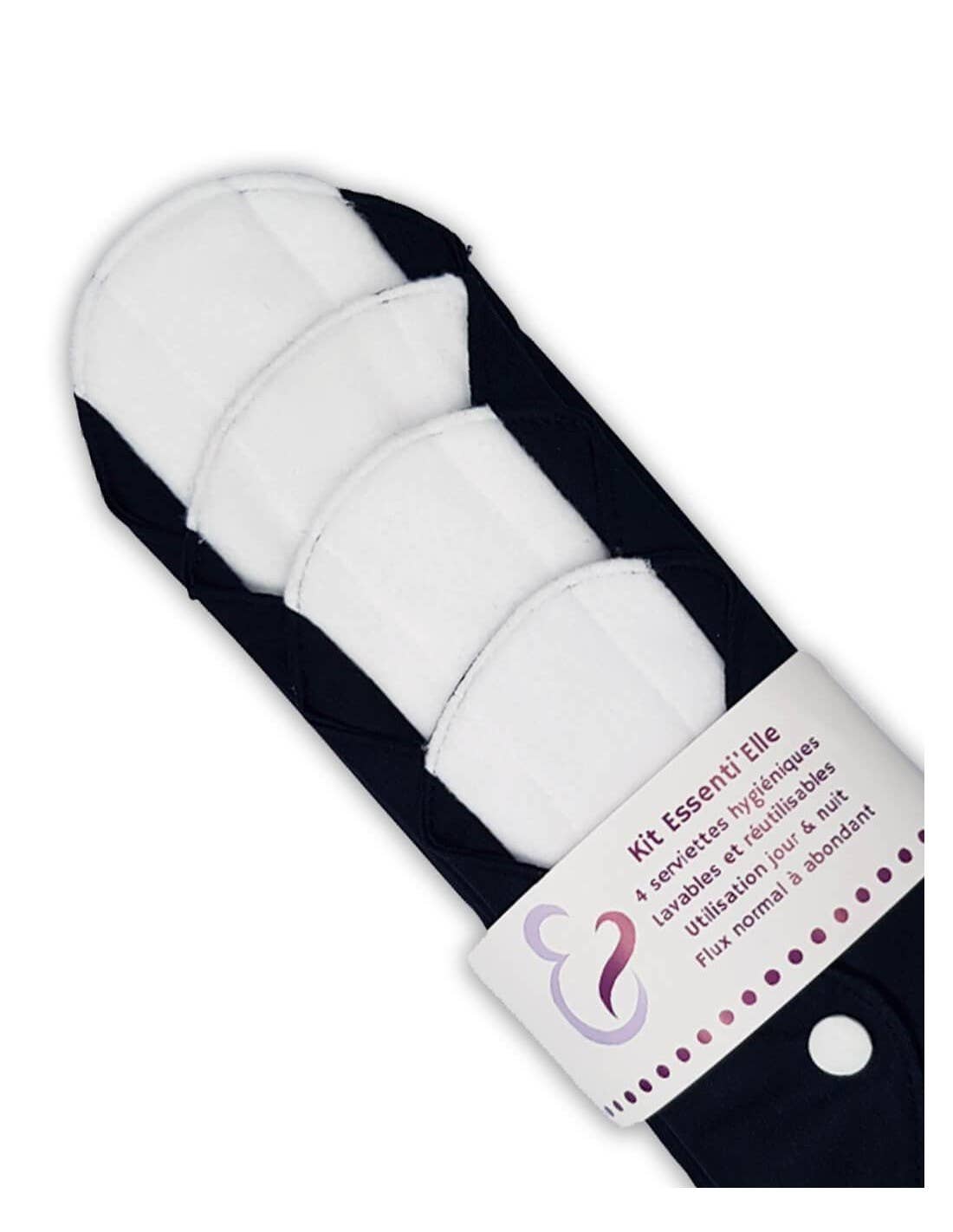 Maman & Bébé Nature - Wholesale Dinner & Cloth Napkin - Essenti'elle Set of 4 Washable Sanitary Napkins1