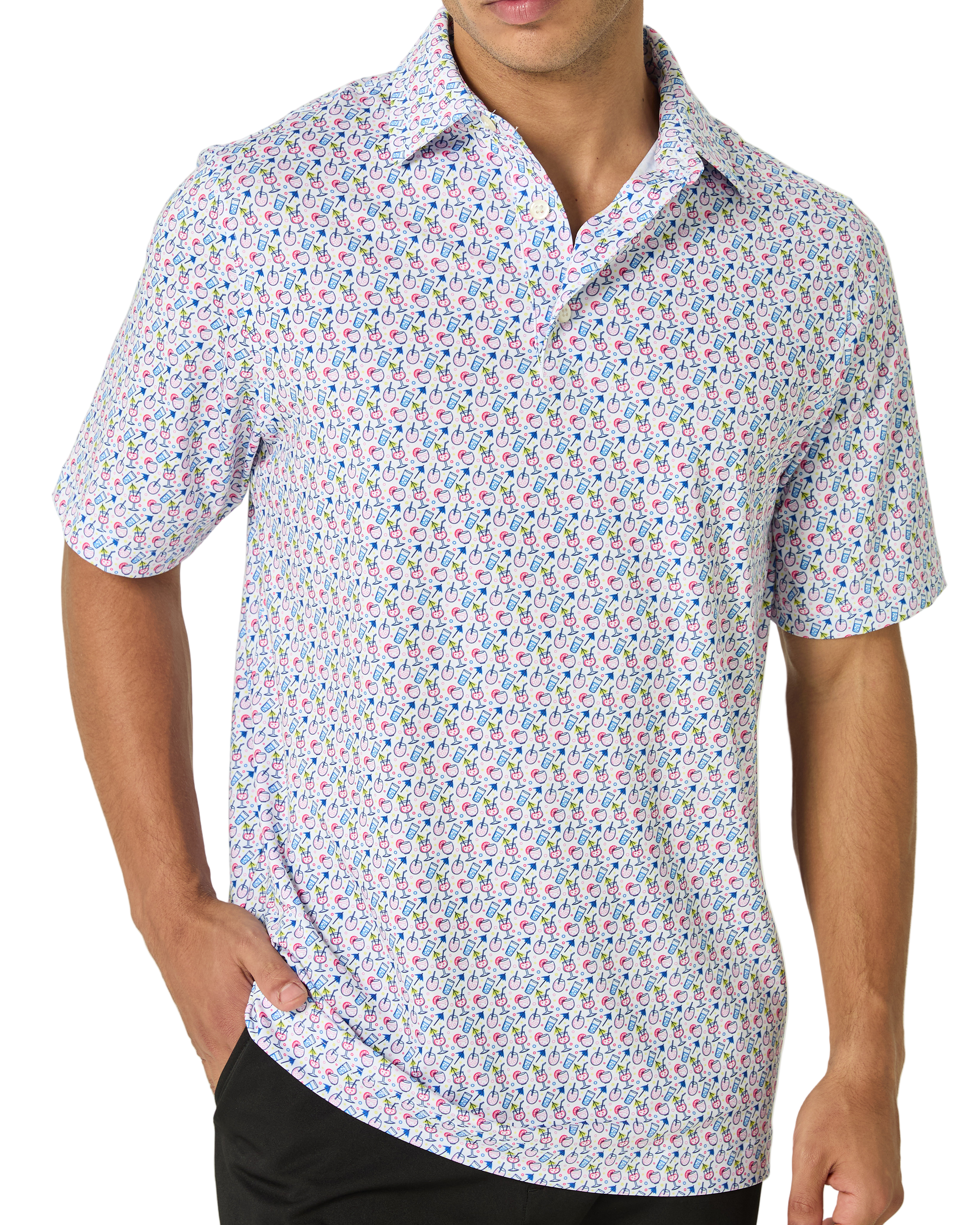 2Putt - Wholesale Polo - Men's - It's 5 O'clock Somewhere Men's Polo1