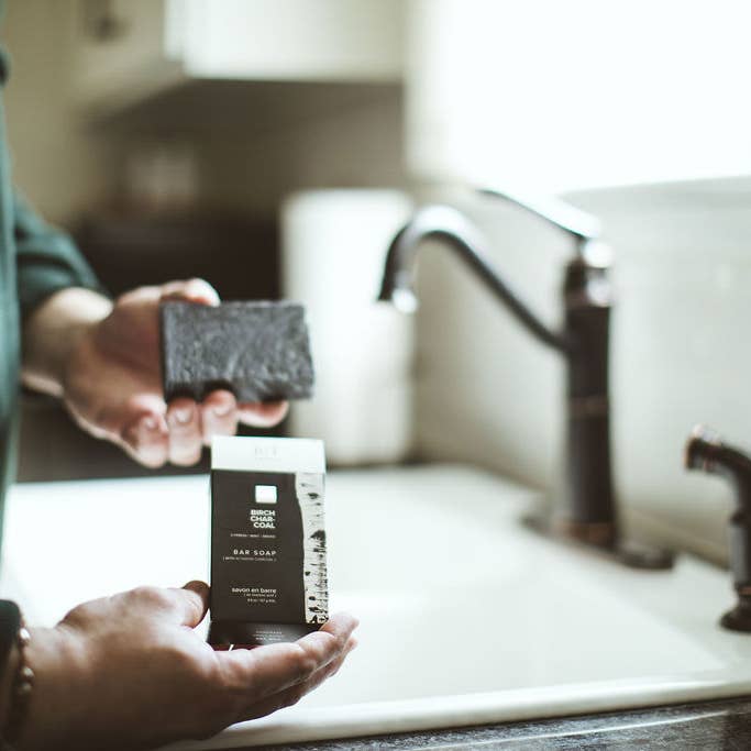 Broken Top Brands - Wholesale Bar Soap - Men's - Birch Charcoal Bar Soap2