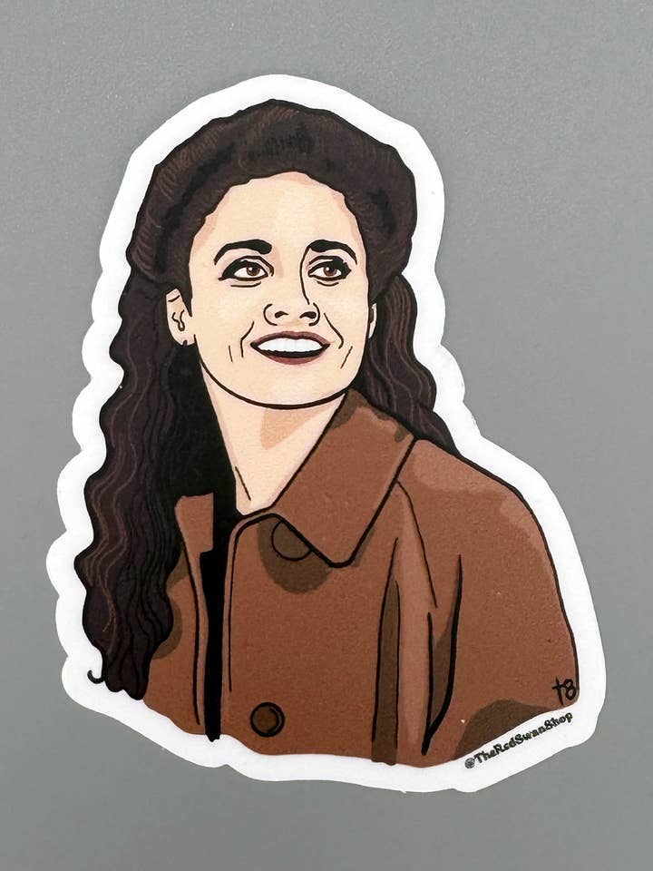 Vinyl Decal - Elaine Benes - Seinfeld for wholesale by The Red Swan Shop