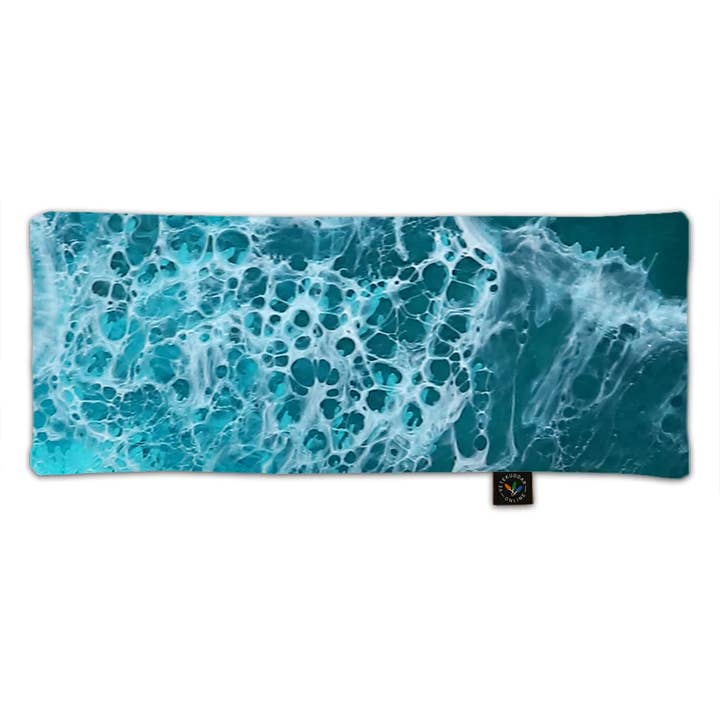 Tarwe kussen/Heat Pad in Satijn - Ocean - 40x16 cm voor wholesale door VeteKuddar.online