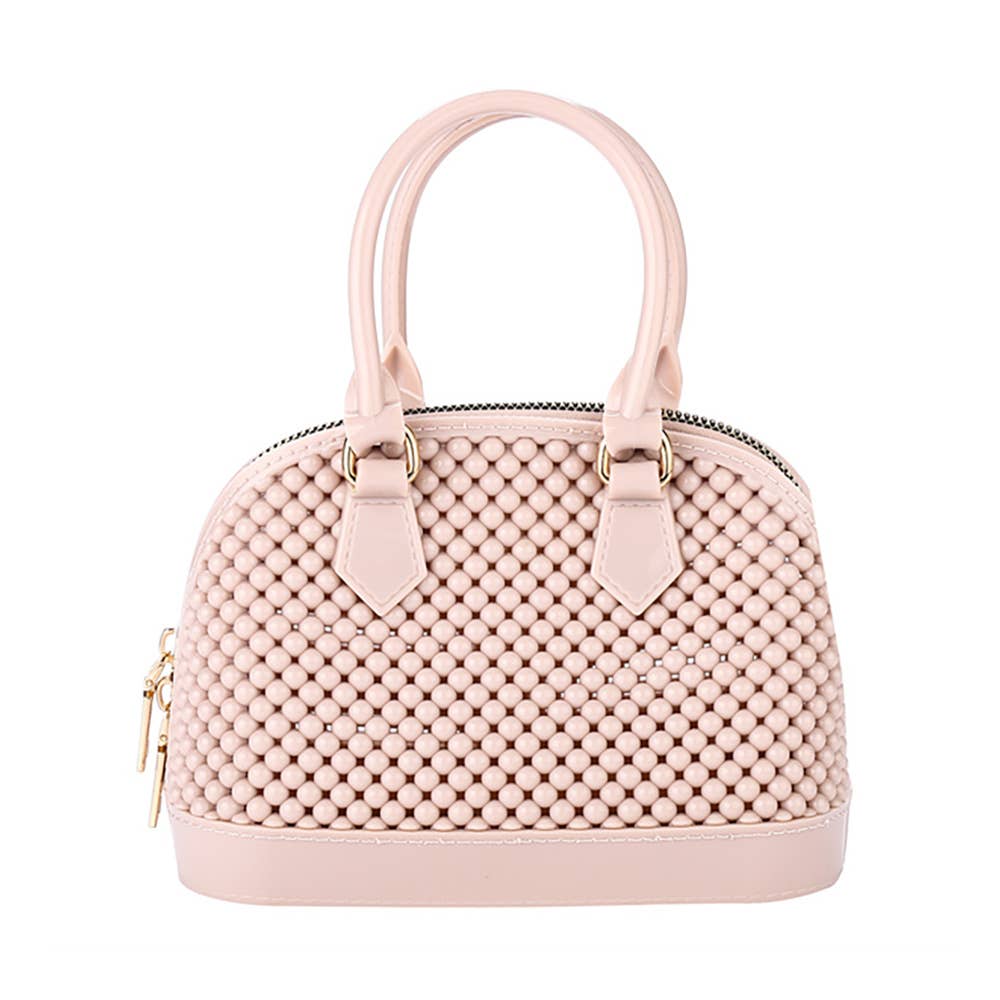 Sensibling Corp. - Wholesale Top Handle Bag - Women's - Solid Jelly Rubber Tote / Crossbody Bag4