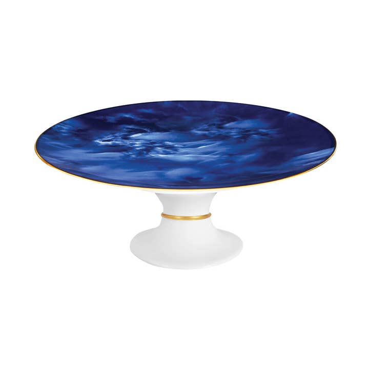 Adamastor Footed tårta tallrik för wholesale av CASANOI by Porcel