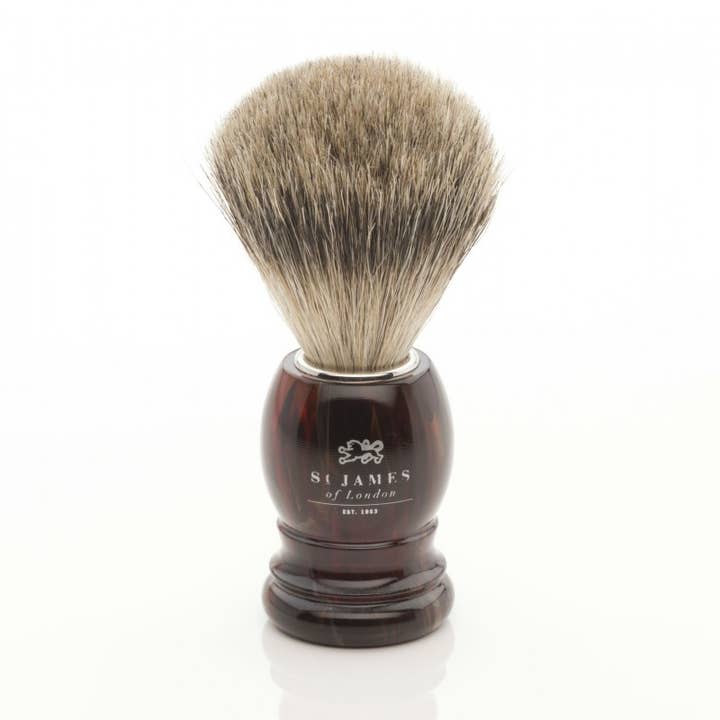 St James of London - Wholesale Shave Brush - Men's - St James Super Badger Tortoise