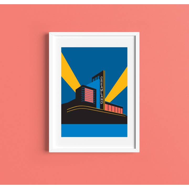 Impressão de cartaz de viagem DREAMLAND por atacado de Rebecca Pymar