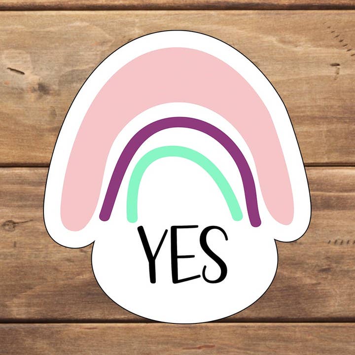 Pegatina de motivación 23 - SÍ para venta al por mayor de C3DAR Design